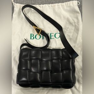 Authentic Bottega Veneta Padded Casette Black